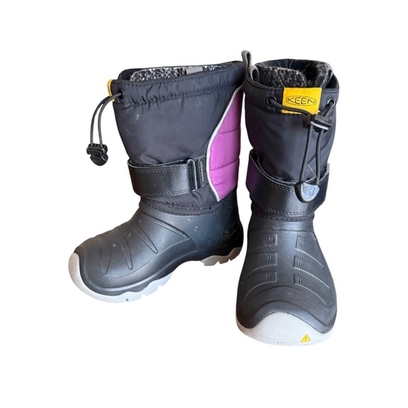 Keen Black Purple Shellback 400g Insulated Waterproof Winter Boots Youth Size 11 - Picture 9 of 14